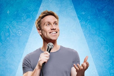 Russell Howard will bring his Respite world tour to this UAE this June. Courtesy Avalon
