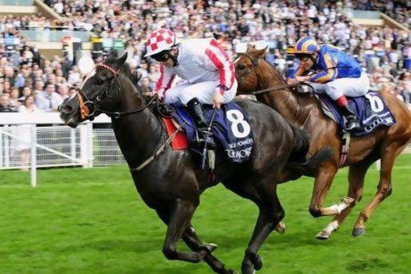 Sole Power, above with jockey Wayne Lordan aboard, has proved a good investment for owners David and Sabena Power.