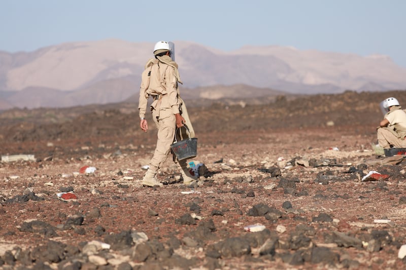 The explosives have been used extensively by the Iranian-backed Houthi rebels as part of the civil war that began in 2014.