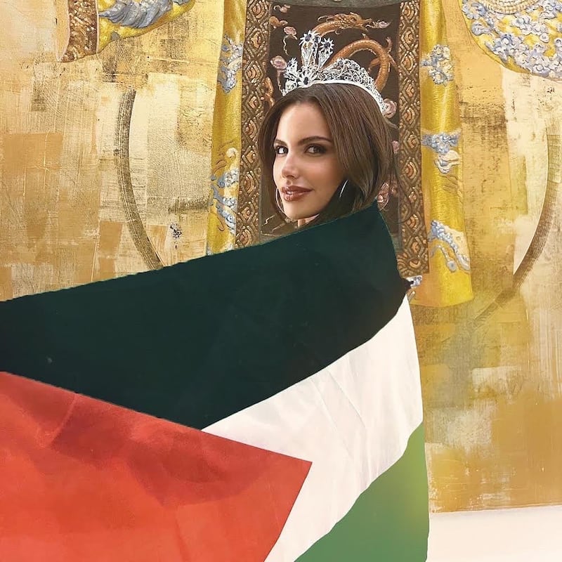 Ayoub says she was proud to represent Palestine on a global platform. Photo: Nadeen Ayoub