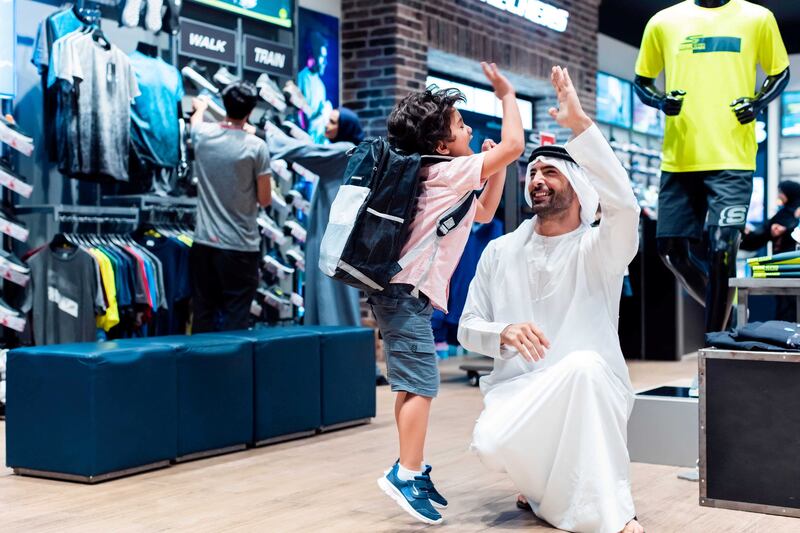 An image from the Majid Al Futtaim Malls 'My Great Moments' campaign. Photo: Majid Al Futtaim