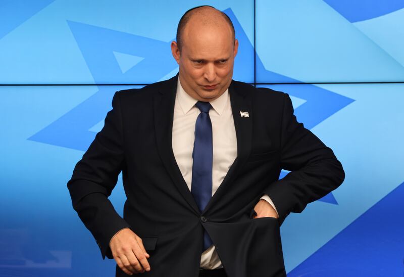 Israeli Prime Minister Naftali Bennett leads a coalition government of eight parties from across the political spectrum. AFP