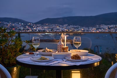 Italian food with a view at Isola. Photo: Mett Bodrum / Sunset Hospitality Group