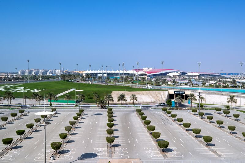 Yas Marina Circuit is set to welcome thousands of fans. Victor Besa / The National