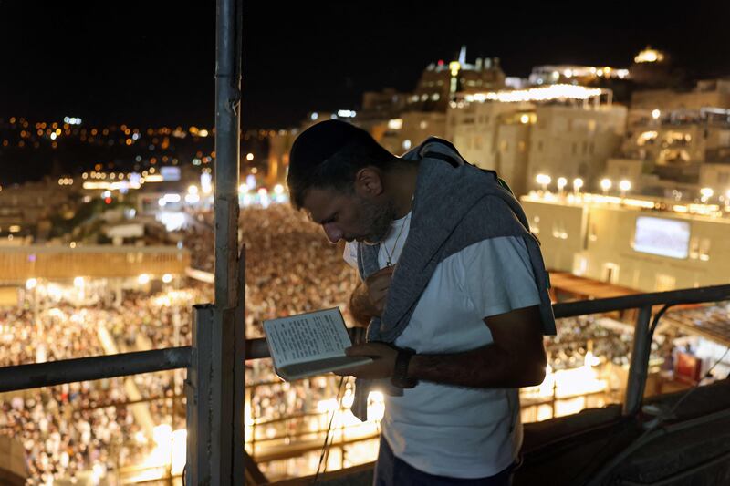 Yom Kippur is observed on the 10th day of Tishrei, the seventh month of the Hebrew calendar. AFP
