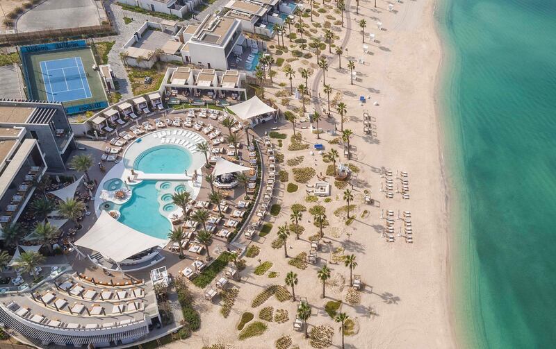 Beach Club aerial view. Courtesy Nikkie Beach Dubai
