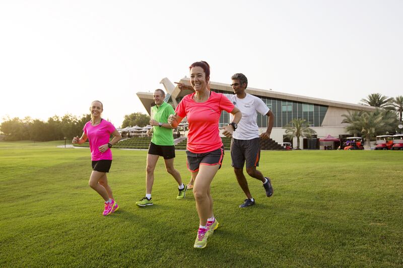 Residents across the UAE are encouraged to adopt a healthier, more active lifestyle. Christopher Pike / The National