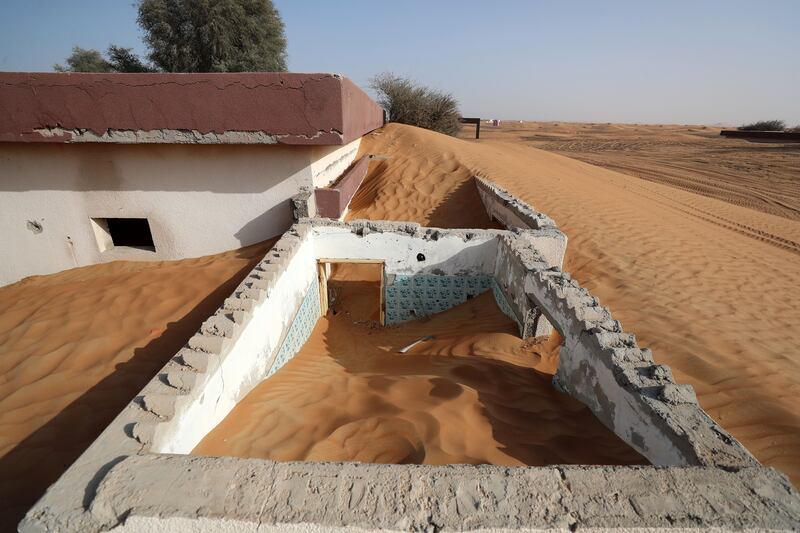 Al Madam buried ghost village, Sharjah. Chris Whiteoak / The National