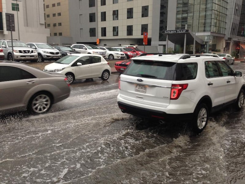 A reader says  drivers must be especially careful when driving in the rain. Antonie Robertson / The National

