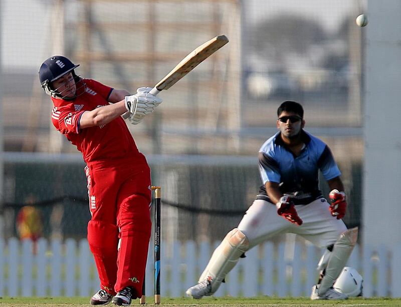 Callum Flynn and the England disability cricket team will be looking for revenge when they meet Pakistan at the ICC’s Global Cricket Academy in Dubai Sports City during the next 10 days. Satish Kumar / The National