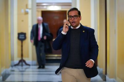 George Santos on Capitol Hill in Washington, on January  11. AP