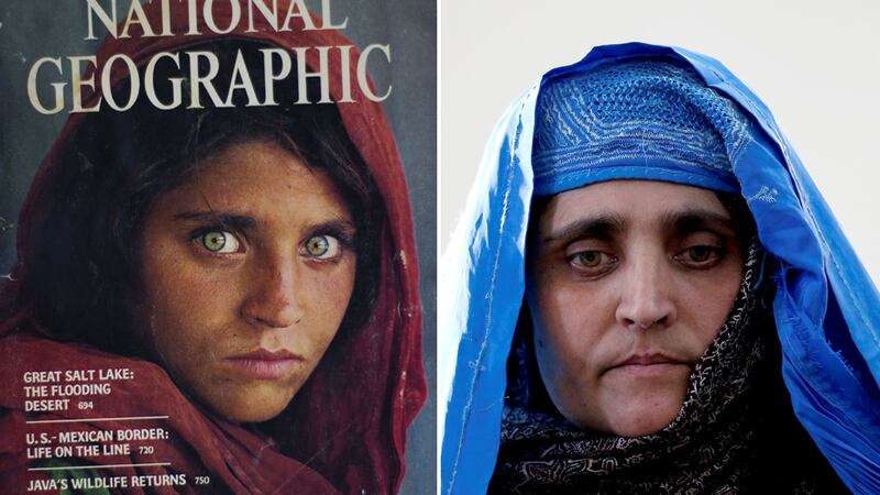 The haunting image of the then-12-year-old was taken in Pakistan in 1985. Photo: AP/Reuters