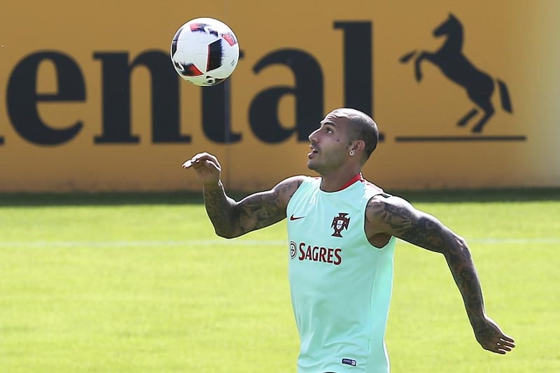 Portugal’s Ricardo Quaresma during a training session at the French national rugby team’s camp in Marcoussis near Paris to take part on the Euro 2016, France, 08 July 2016. Portugal faces France on 10 July in the UEFA Euro 2016 Final.  EPA/MIGUEL A. LOPES
