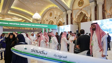 The Saudi Group signed a deal for 12 A320neos and 93 A321neos at the Future Aviation Forum in Riyadh. AFP