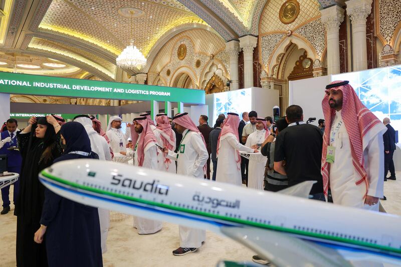 The Saudi Group signed a deal for 12 A320neos and 93 A321neos at the Future Aviation Forum in Riyadh. AFP