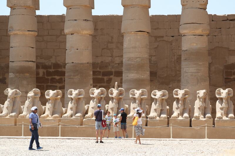 The Ministry of Tourism and Antiquities and the Luxor governorate are overseeing the restoration work. Reuters