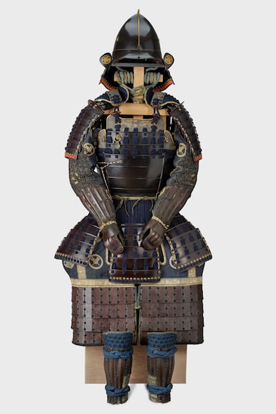 Samurai armour dating from the 1600s is among one of the most impressive collections of Japanese artefacts and art in the West. Photo: Royal Collections Trust