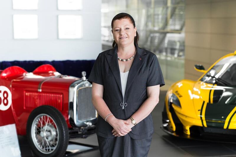 Amanda McLaren, daughter of the late founder of the company Bruce, is the brand ambassador for the marque. Courtesy: McLaren