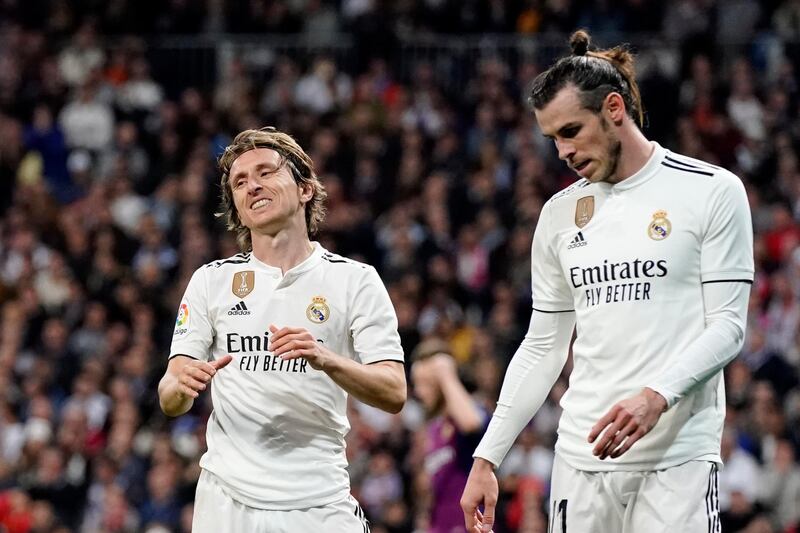 Bale isn't alone in underperforming for Real. The team are trailing Barcelona by 12 points in La Liga. AP Photo