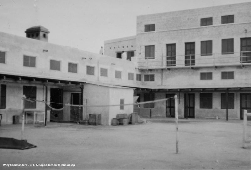 Sharjah Air Station buildings in the 1930s. Photo: Wing Commander H G L Allsop Collection © John Allsop / Sharjah Museums Authority