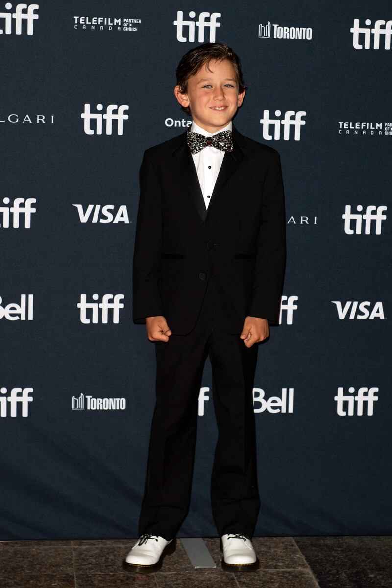 Actor Mateo Zoryon Francis-DeFord at the premiere of 'The Fabelmans'. AFP