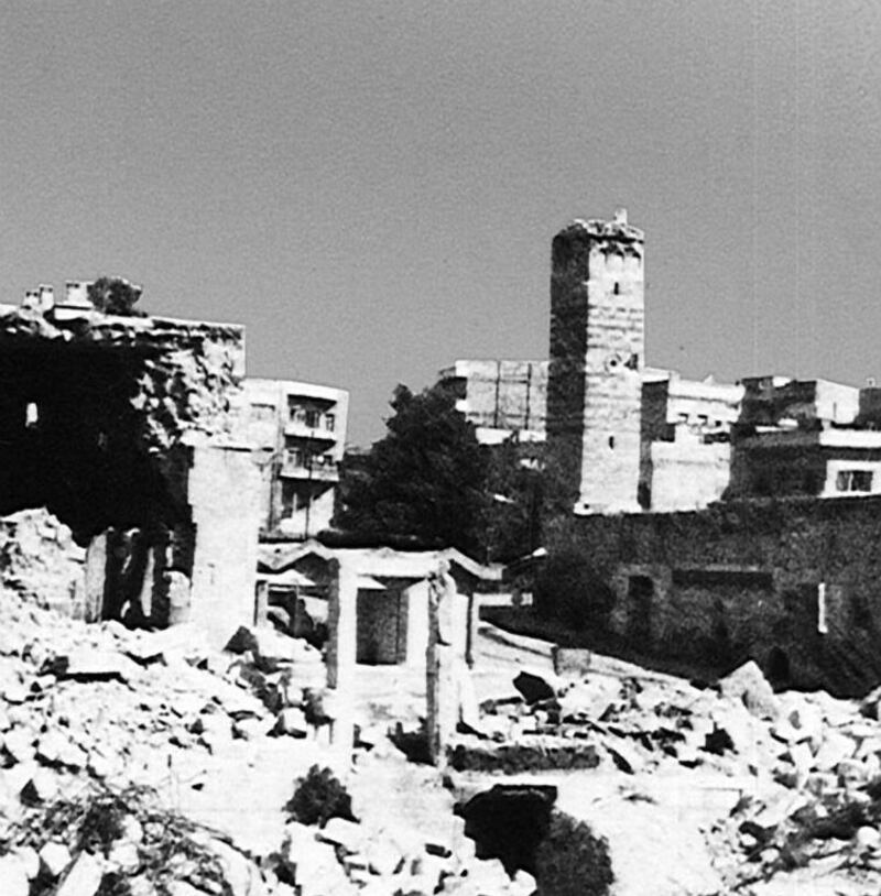 Like father, like son: the destruction of Hama by order of Hafez Al Assad in 1982.