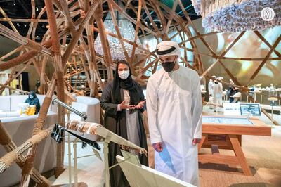 Khaled bin Mohamed bin Zayed has opened the House of Artisans, which pays tribute to and celebrates UAE artisans. Courtesy Abu Dhabi Media