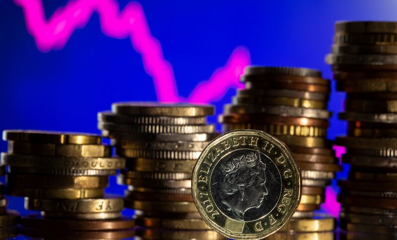 The think tank forecast the UK's gross domestic product will fall by 0.2 per cent in the third quarter and 0.4 per cent in the last three months of the year. Reuters