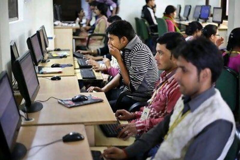 The BsR center in Simayal, India has provided computer and outsourcing jobs for rural workers.