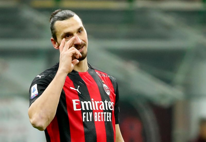 Milan's Zlatan Ibrahimovic returns to Serie A action against Torino. Reuters