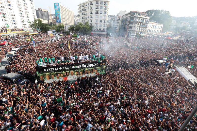 It is the first time in 29 years that Algeria are champions of Africa. EPA