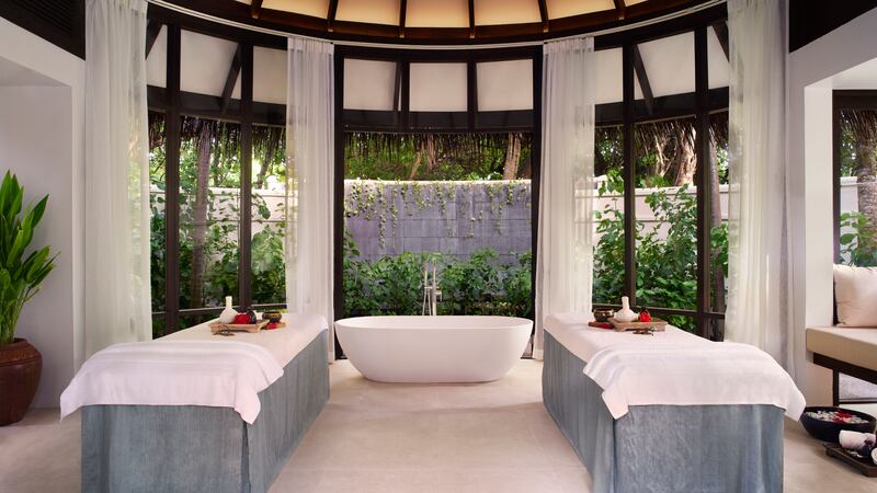 The couples room at Balance Wellness offers a range of therapies