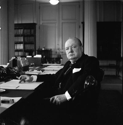 Sir Winston Churchill, 1940 (Courtesy: The Cecil Beaton Studio Archive at Sotheby’s) *** Local Caption ***  al11ma-art-beacon05.jpg