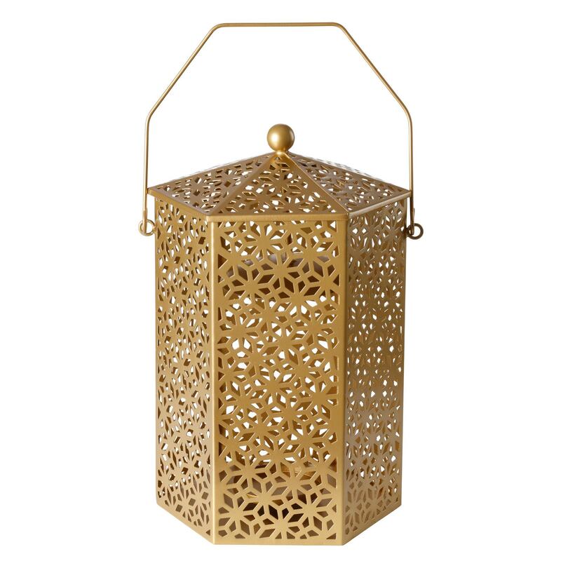 A lantern from Ikea's Ramadan 2020 collection designed by Nada Debs