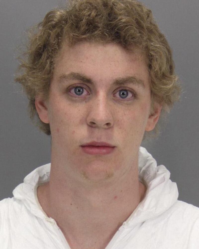 Rapist Brock Turner. Santa Clara County Sheriff's Office / AP