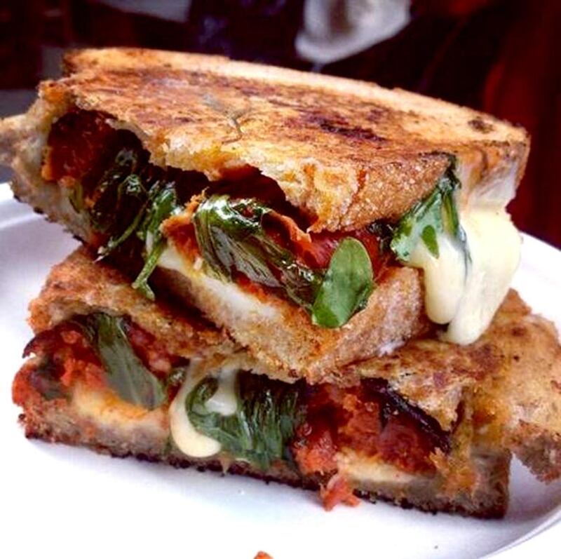 The Cheese Truck specialises in gourmet, melted cheese toasties. Courtesy of Cheese Truck