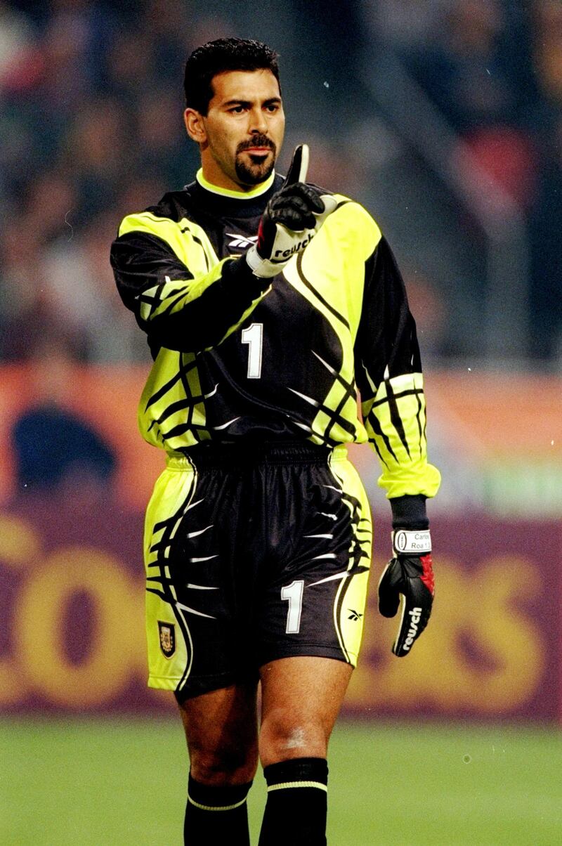 31 Mar 1999:  Carlos Roa in goal for Argentina against Holland in the International Friendly at the Amsterdam ArenA in Holland. The game ended 1-1.  \ Mandatory Credit: Mark Thompson /Allsport