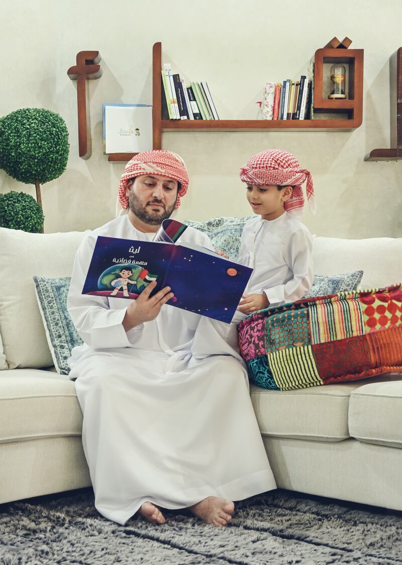 Sultan, 44, specialises in health, safety and the environment. He is also the father of Laith, 4. Photo: Mainak Biswas / Swedish Embassy Abu Dhabi