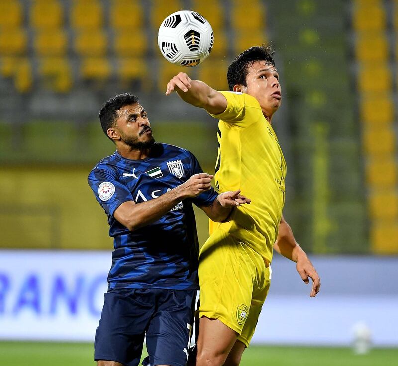 Al Wasl defeated Fujairah 3-0 in the AGL on Thursday. Courtesy AGL