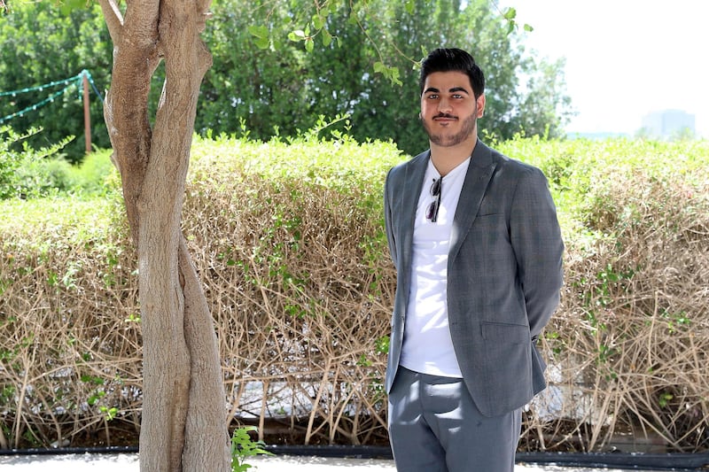 
ABU DHABI,  UNITED ARAB EMIRATES , April 25 – 2019 :- Shad Abdulkarim is building Iraq museum in Iraq. He is at Twofour54 building after the interview in Abu Dhabi. ( Pawan Singh / The National ) For Arts & Life. Story by Melissa Gronlund
 
