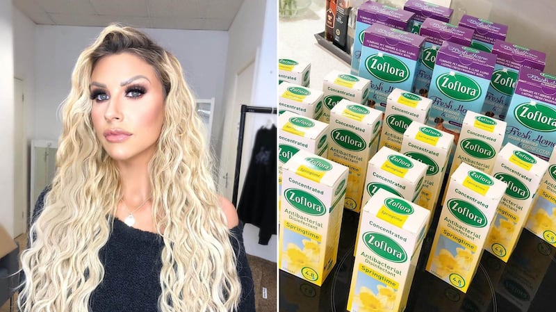 Instagram influencer Mrs Hinch says she swears by Zoflora, a household cleaning product. Instagram / mrshinchhome