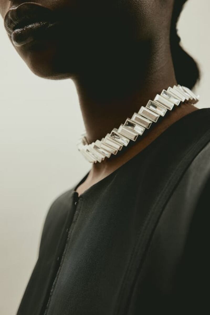 Crystal necklace, Dh289, H&M. Photo: H&M