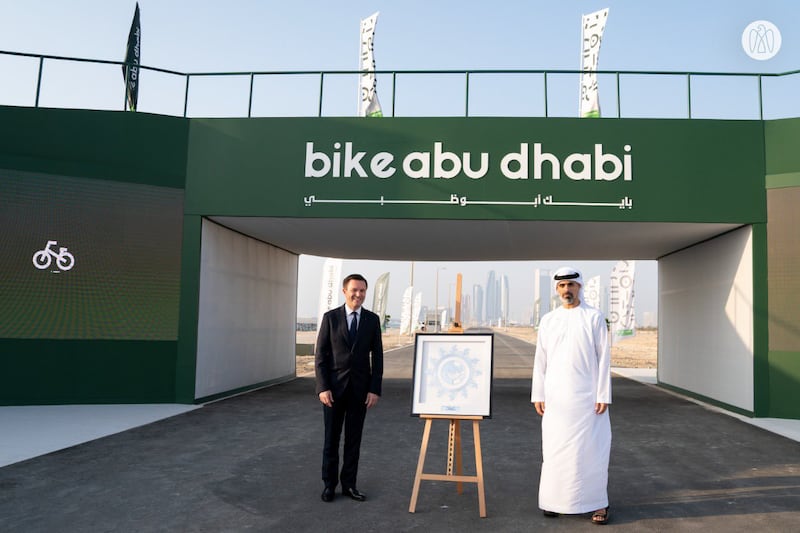 Sheikh Khaled receives the UCI Bike City label.