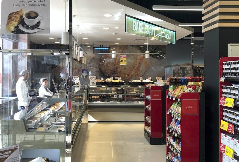 Dubai, United Arab Emirates - January 16, 2019: New Spar supermarket in Dubai. Wednesday, January 16th, 2019 on Hessa Street, Dubai. Chris Whiteoak/The National