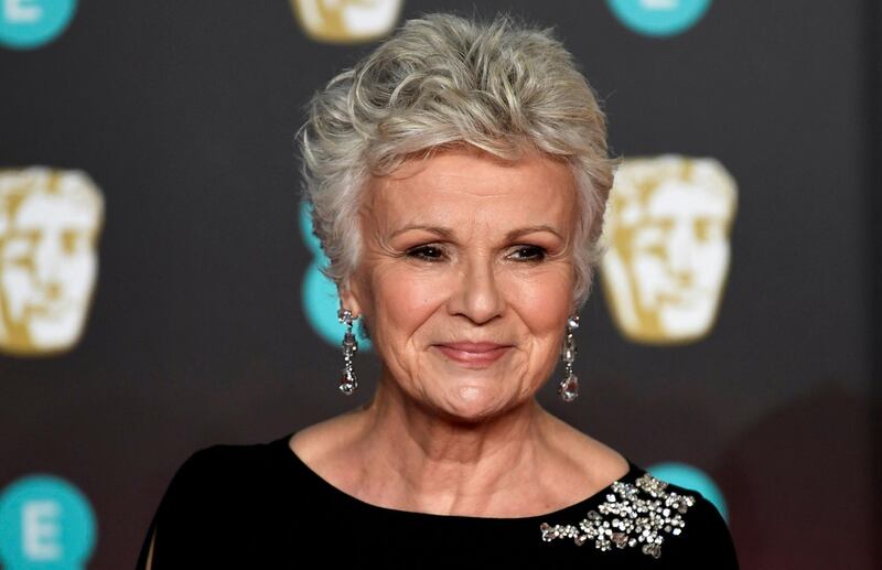 Stalwart of the British acting community Julie Walters arrives at the Baftas.  EPA/NEIL HALL