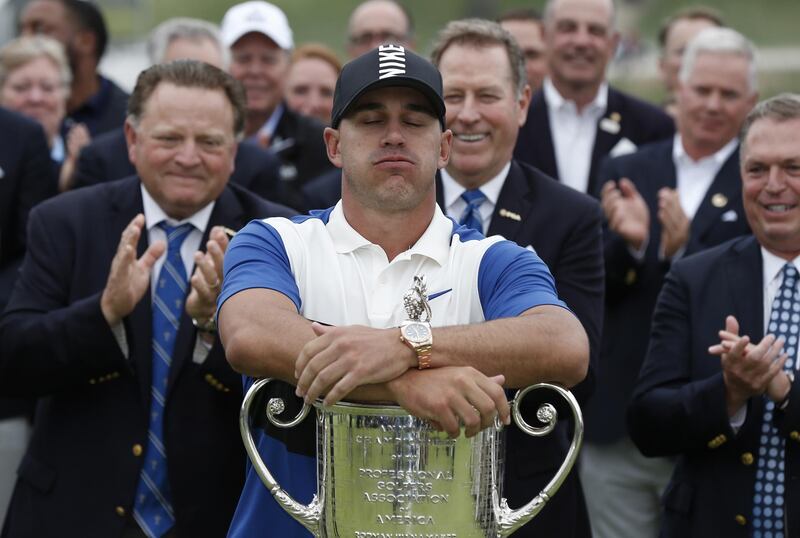 Brooks Koepka held a seven-stroke lead at the start of the final round, but almost lost control of the title when he made four successive bogeys from the 11th hole before staving off Dustin Johnson for a two-stroke victory at Bethpage Black. EPA