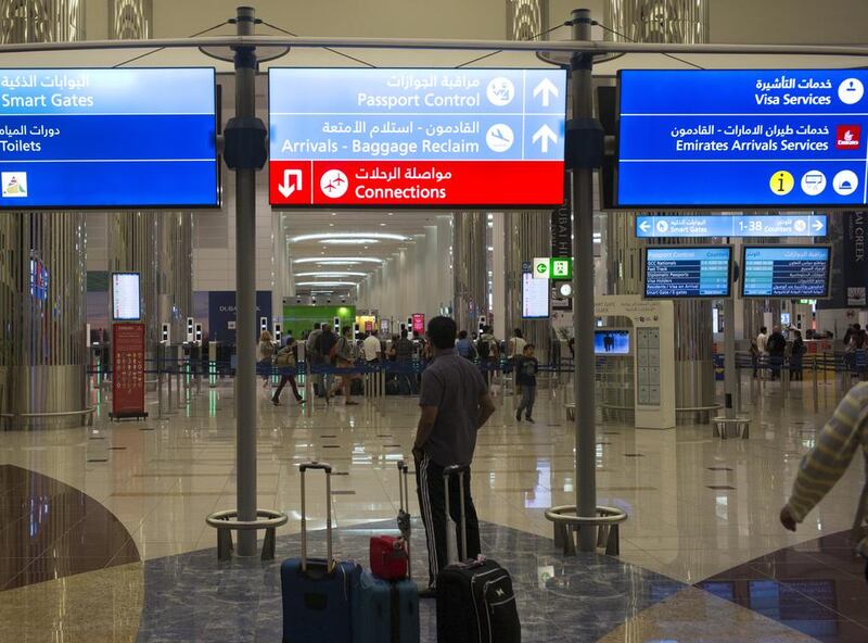 Dnata expects about 14.9 million passengers at Dubai International, above, and Al Maktoum International between June 18 and August 15. Robert Nickelsberg / Getty Images