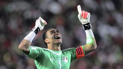 At 45 years and five month's Egypt's Essam El-Hadary is set to be the oldest player to take part in a World Cup in Russia. Tarek Abdul Hamid / AFP Photo