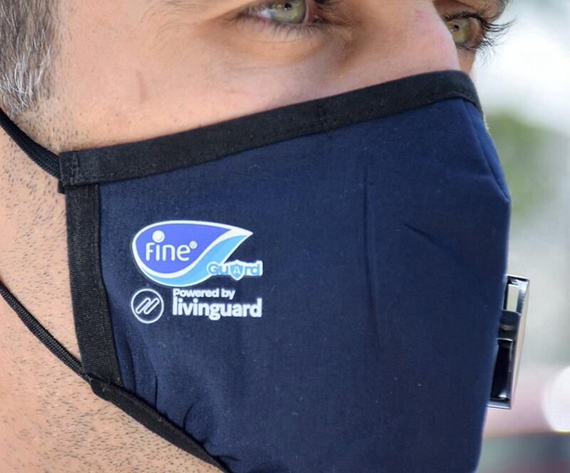 Pure reusable protective mask. courtesy: Fine hygienic holding. 