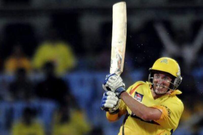David Hussey, playing for Chennai Super Kings last year, Hit the winning runs for Kings XI Punjab.